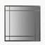Iron Square Wall Mirror