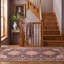 Tapis Copper2 traditionnel persan audacieux, de couleur or, rose, gris, ivoire, lavable à la machine, antidérapant, à poils courts, pour l'intérieur et l'extérieur, adapté aux animaux domestiques, idéal pour le salon, la chambre, la salle à manger, l'entrée, le couloir, le bureau.-1290838480