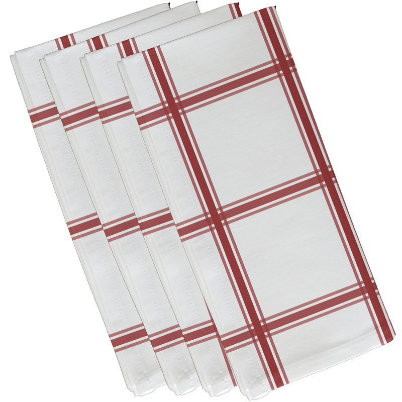 Ensemble de serviettes 4 pièces Arlene, L 18 po x L 18 po, Corail