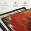 "Fiery Dahlias II, art mural"-913924042