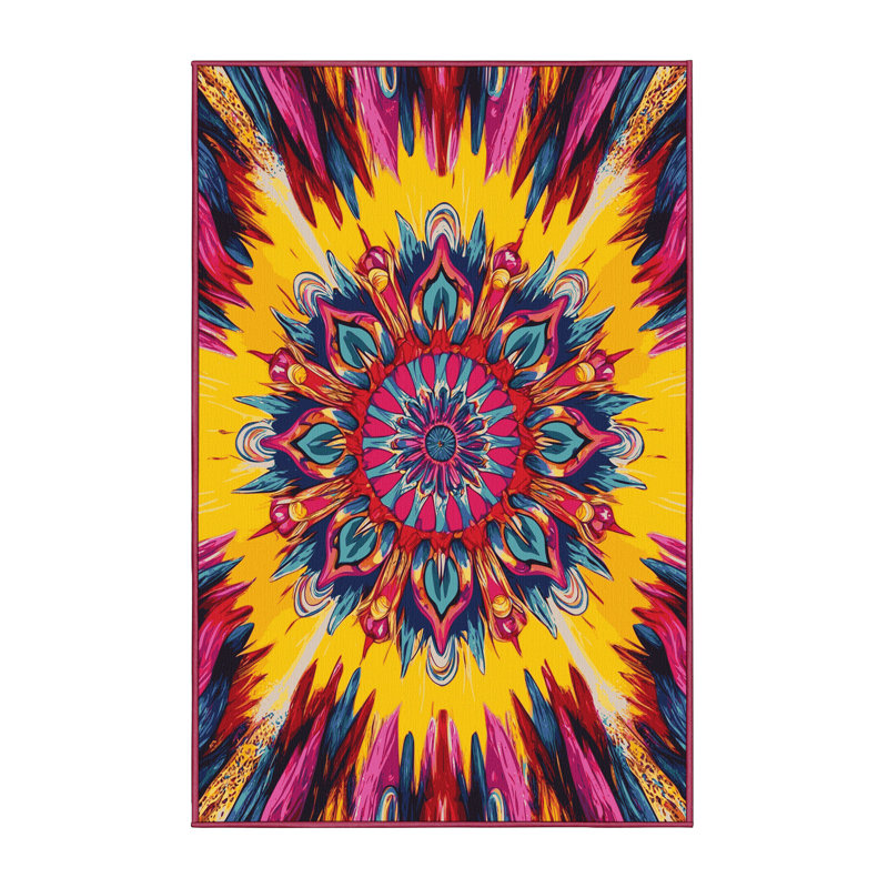 Color Cascade Rug, Rectangle 2' x 3'