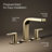 ParallelWidespread Bathroom Faucet, 3-Hole Two Lever Handle Bathroom Sink Faucet-90573829-123136706