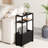 Narrow Side Table, Slim Side Table With Magazine Rack, Bathroom Table For Small Spaces, Narrow Bedside Table For Living Room, Bedroom-598670269