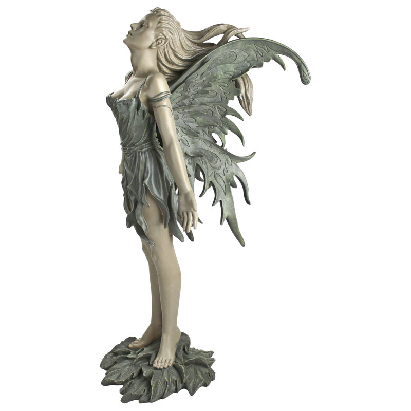 Two-Tone Resin Spirit of the Wind Fairy Statue
