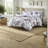 Comfortable Mauve Bedding Sets, Polyester Floral Design, Modern Home Ambience