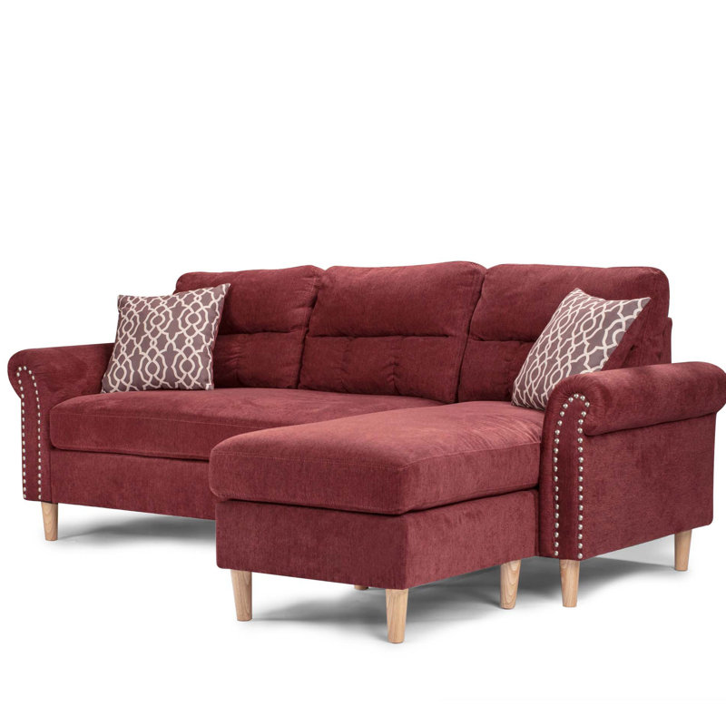 Canapé modulaire en velours réversible