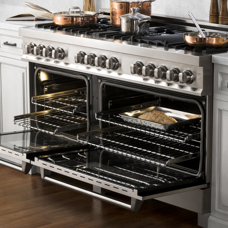 ZLINE 7,4 pieds cubes Pi. Cuisinière Legacy, Argent / acier inoxydable noir