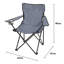 Set Of 2 Portable Folding Camp Chairs – Lightweight With Cup Holder, Side Pocket, And Carry Bag – Ideal For Camping, Festivals, Garden, Fishing, Beach, And Bbqs-1444204896