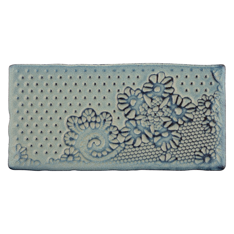 Antic Feelings 3" x 6" Ceramic Patterned Subway Tile, Feelings Griggio