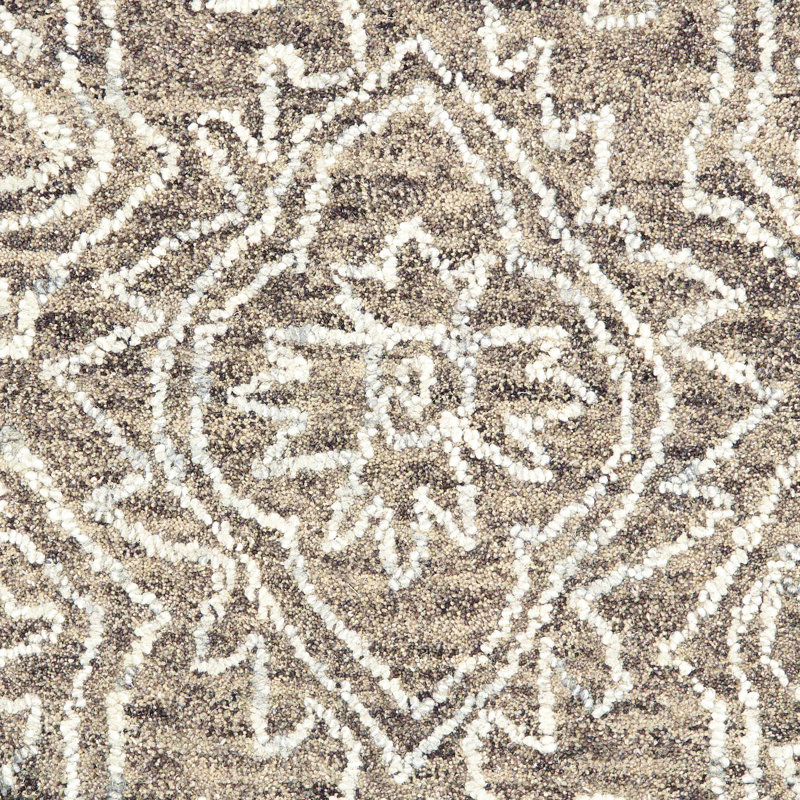 Sharmeta Hand Tufted Wool Floral Indoor Rug