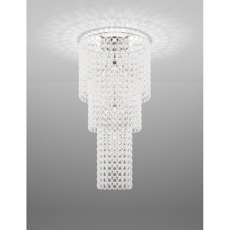 Minigiogali Ceiling Lamp Ca3 Black Matt Bronze 1 E26 Ul, Glossy Chrome, White