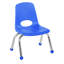 Chaise empilable 12 pouces avec patins à billes, 96 pièces / palette -116183651-128757083-128757087