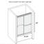 56 à 60 po X P 60 po H Double porte de douche coulissante avec cadre en nickel brossé Verre trempé transparent épais-123110787
