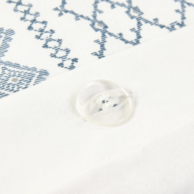 Housse de couette en coton très grand / très grand - chenille, motifs géométriques, sans produits chimiques avec multicolore, 4 attaches de coin, literie chaude et douce