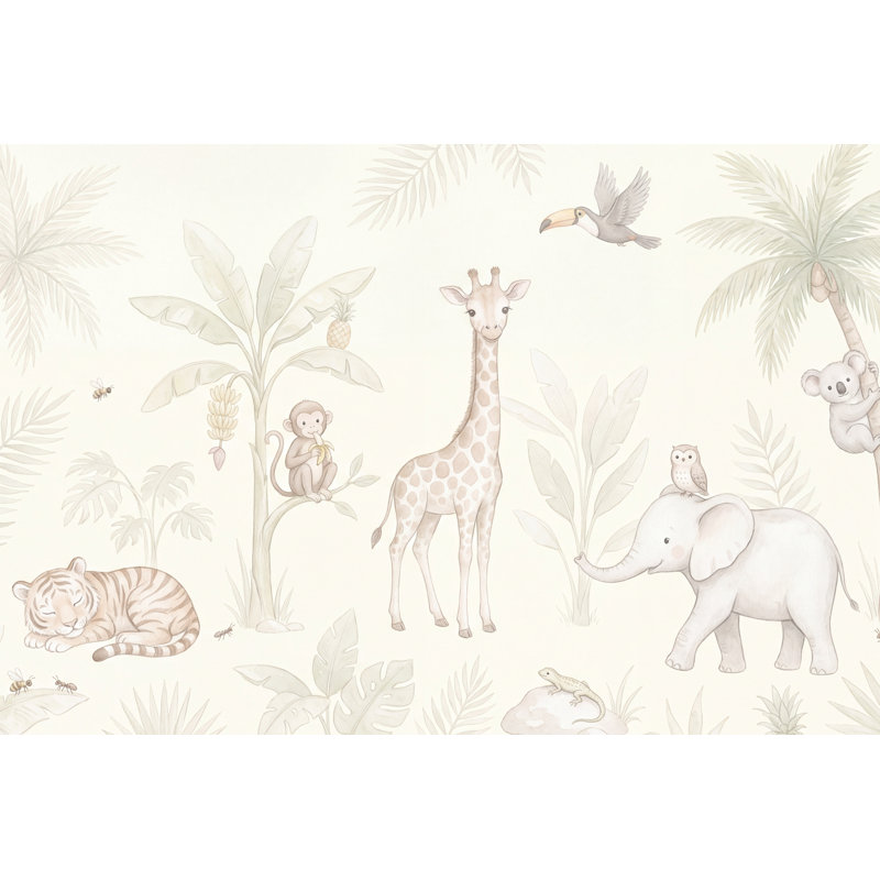 Papier peint blanc sur fond blanc, 100 po x 96 po, Peler et coller