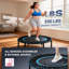 Rebondeur de forme physique pour adultes 40 "silencieux et stable avec élastiques, utilisation intérieure / extérieure, capacité de 330 lb