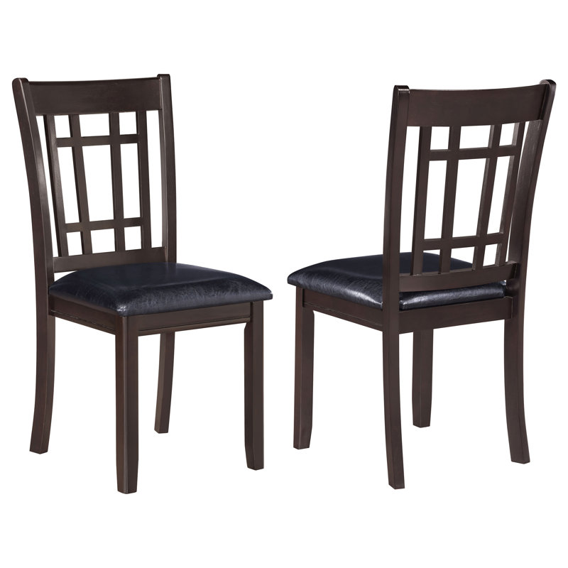 Ensemble de 2 chaises d'appoint Lavon, Brun