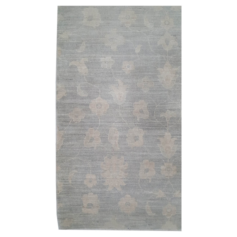 Davey Hand Knotted 5x9 Grey Rug