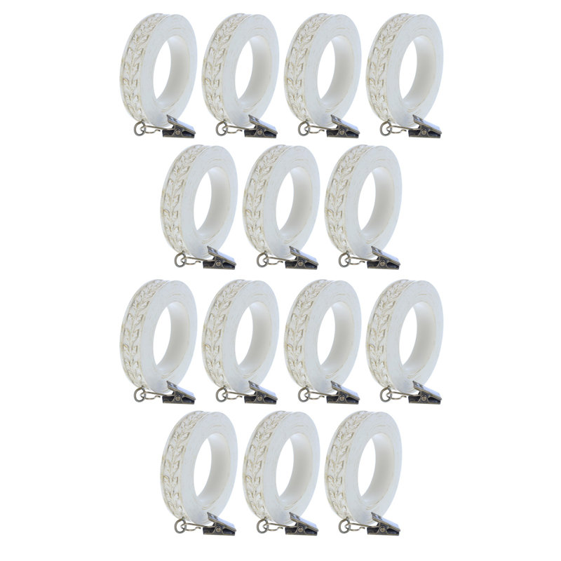 Anneau de rideau Halma, Blanc doré de France