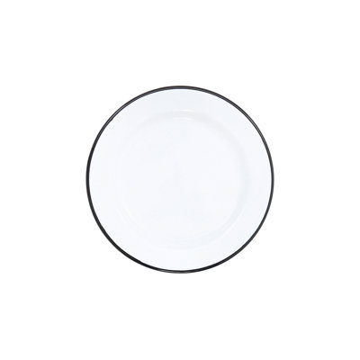 Crow Canyon Enamelware Vintage Flat Salad Plates