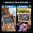 VersaChalk Steel Reversible Mini Magnetic Chalkboard, Up to 2' Size  + Fine Tip White Marker-40348962