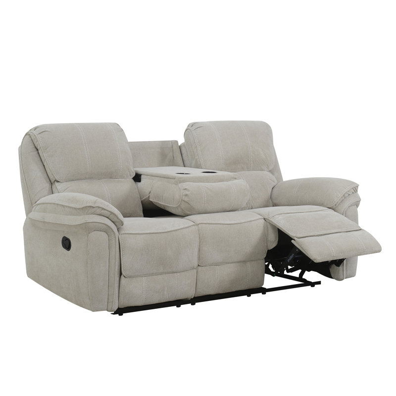 Coonrod 3 Seater Reclining Sofa, Grey