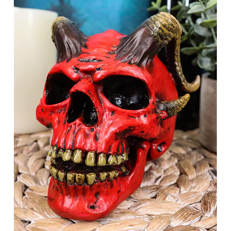 Crâne de diable à cornes Ijaaz El Diablo