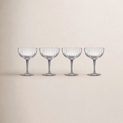 Ribbed Coupe Glass