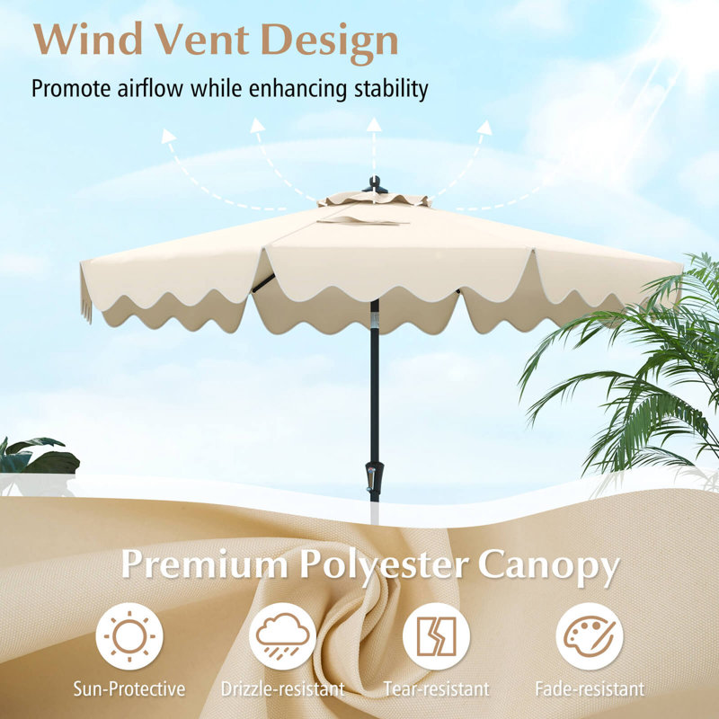 ashly home patio umbrella Patio Umbrellas
