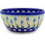 Floral Peacock Stoneware Rice Bowl