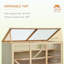 Très grande cage à hamster en bois - 1000 pouces carrés pour les hamsters et autres petits animaux, enceinte en bois au design innovant. Animaux spacieux. Matériaux. Facile à entretenir. Taille de plateforme 44,25 po
