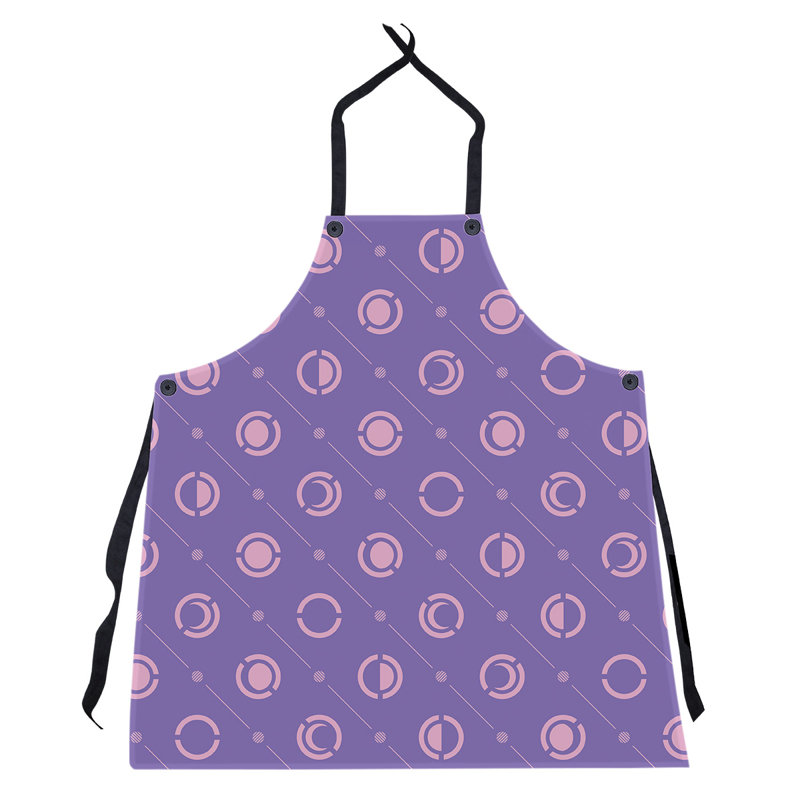Tablier classique en phases de lune, Mauve / Rose