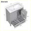 Meuble-lavabo moderne avec lavabo simple et tiroir-558742876