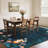 2x6 Washable Kitchen Rug, Non-Slip Jungle Animal Print, Low Pile, Stain-Resistant for Hallway, Entryway, Bathroom, Black-905981118