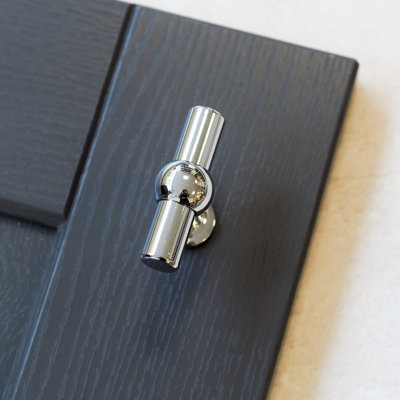 14mm Diam Chrome T-Bar Handle