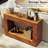 47.2" W Manufactured Wood Console Table,Brown-1266509349