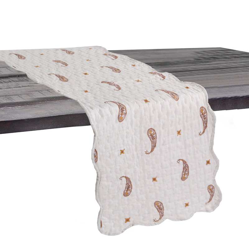 Chemin de table en coton lin Hinsdale