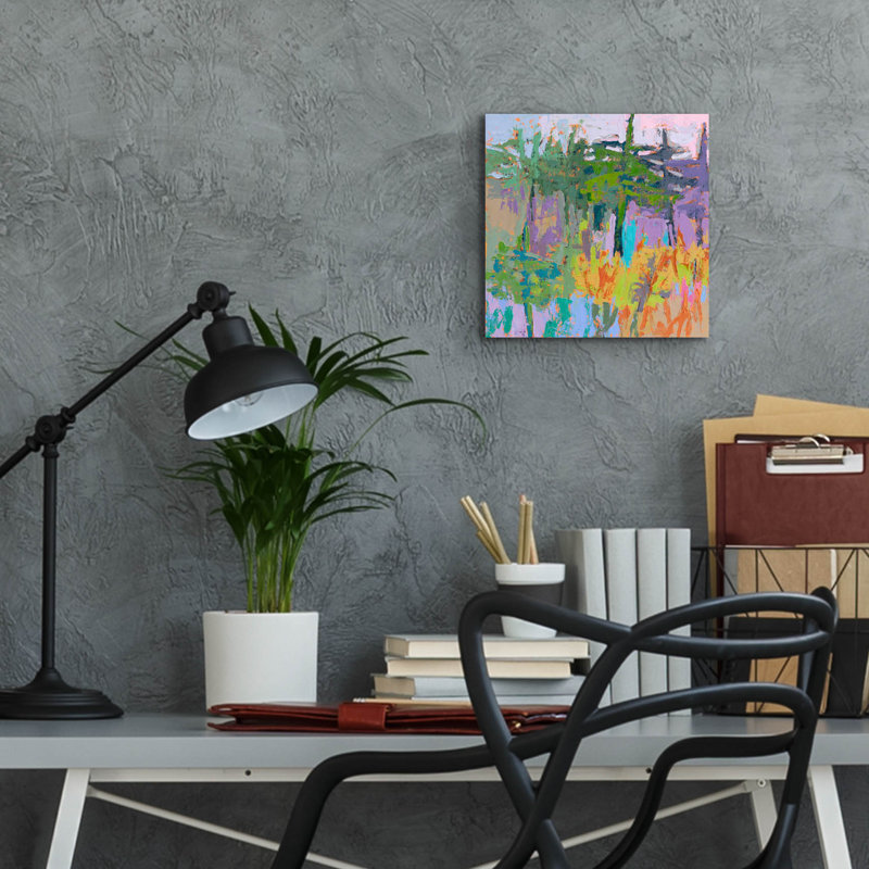 Art épique «Jungle Boogey» par Jane Schmidt, acrylique «Jungle Boogey» par Jane Schmidt, H 12 po x l 12 po