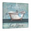 Aqua Bath Le Bein by Tre Sorelle Studios - Wrapped Canvas Print-24771213