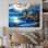 «Lakehouse on the Coast in Summer II», reproduction sur toile