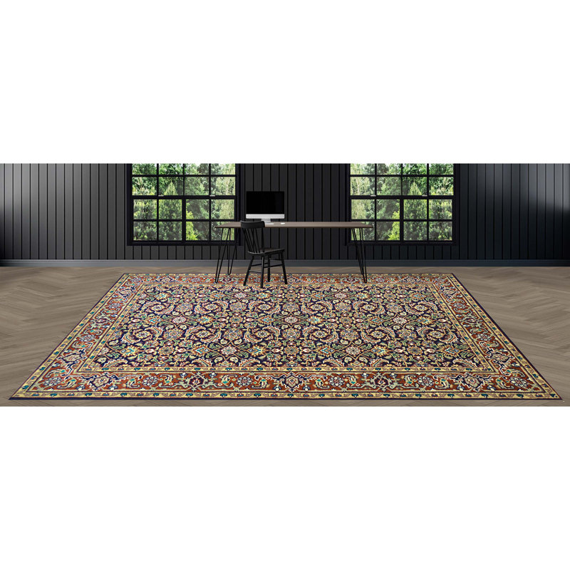 Wool Oriental Area Rug, Runner 2'6" x 12'