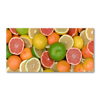 Citrus Fruits - No Frame Print on Canvas