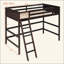Lit mezzanine en bois avec échelle-1440779849