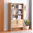72"H x 39.5"W Erwin 3-Tier Bookshelf with 2 Doors