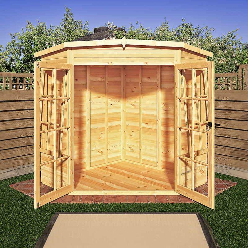 Shire Hampton 6 ft Corner Summerhouse