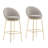 Bobi 30” Seat Height Upholstered Bar Stools With Plated Frame-111999872