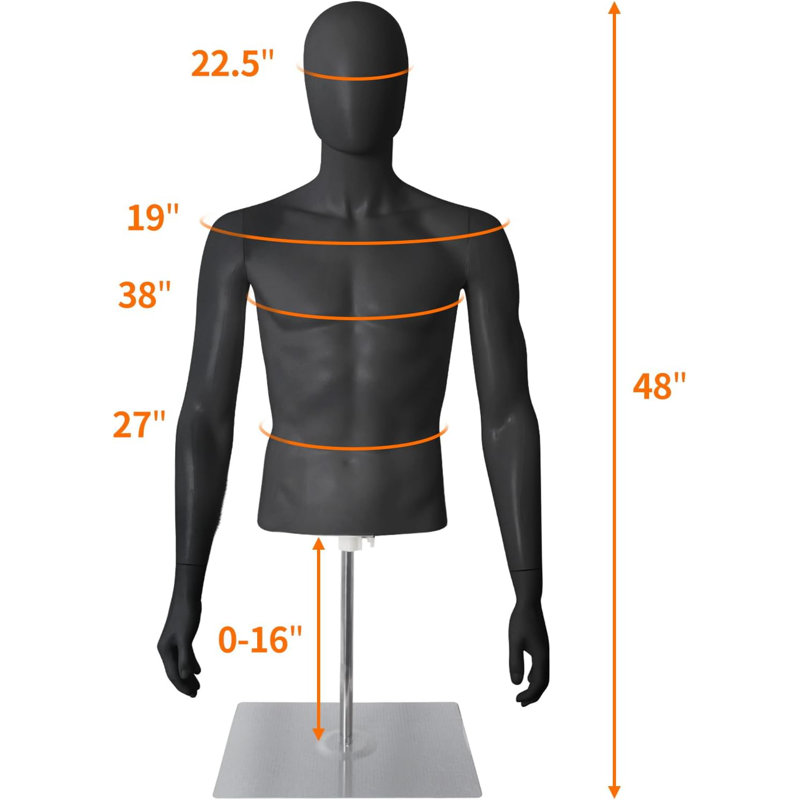 SHAREWIN Dress Form, Black