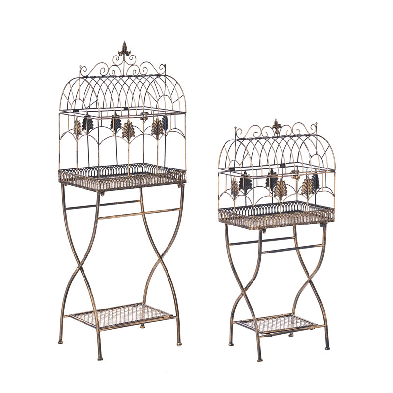 43cm W Iron Shelving Unit, Black