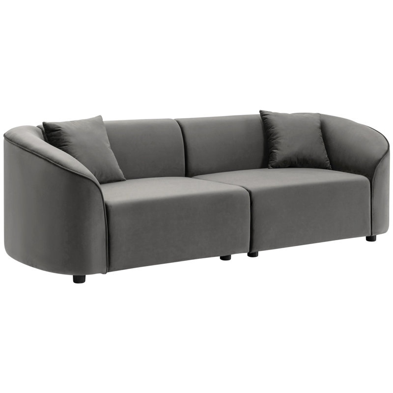 3-Seater Sofa With Streamlined Design