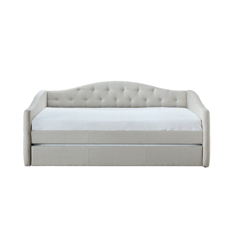 Lit de jour avec couchette Birdwell, Beige